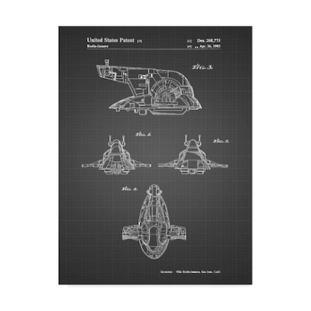 Cole Borders 'Space Ship 2' Canvas Art,35x47